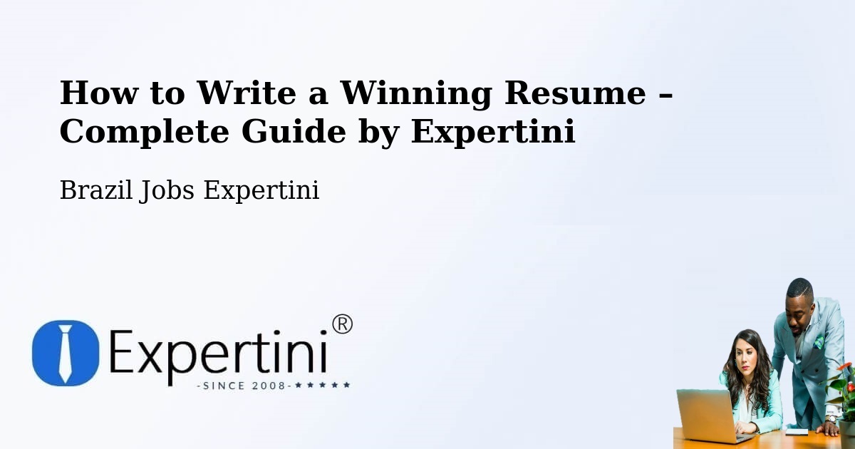 Resume Writing Guide for Job Seekers – Vinhedo - Vinhedo, Brazil Jobs Expertini